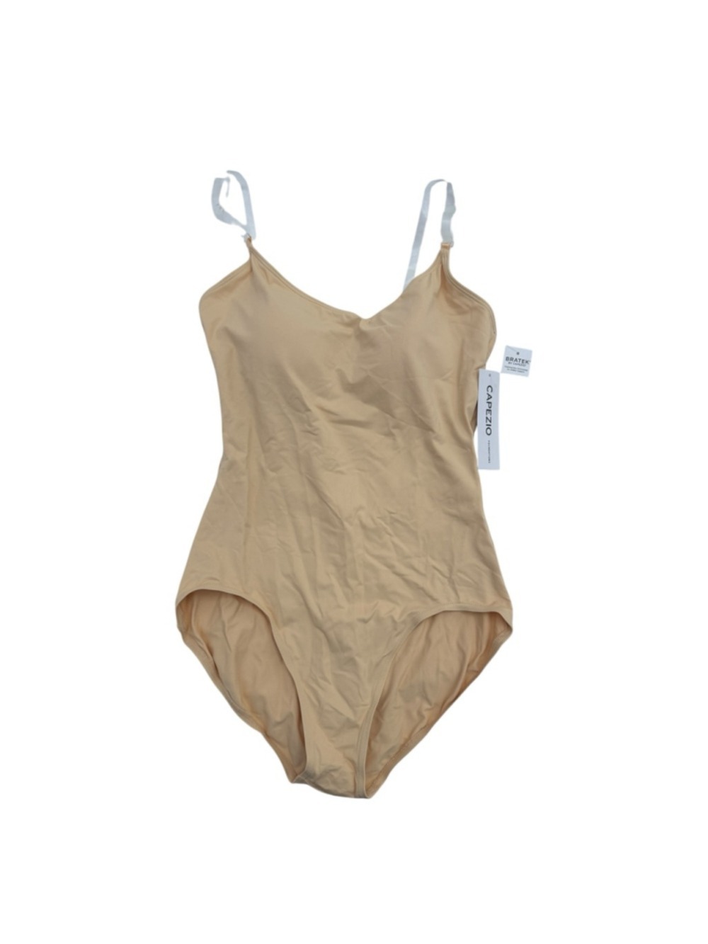 Capezio Bratek Leotard Nude Beige XL NWT - Picture 2 of 7